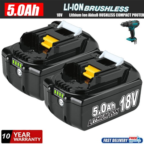 Batteria 5000mah per - 2x, makita
