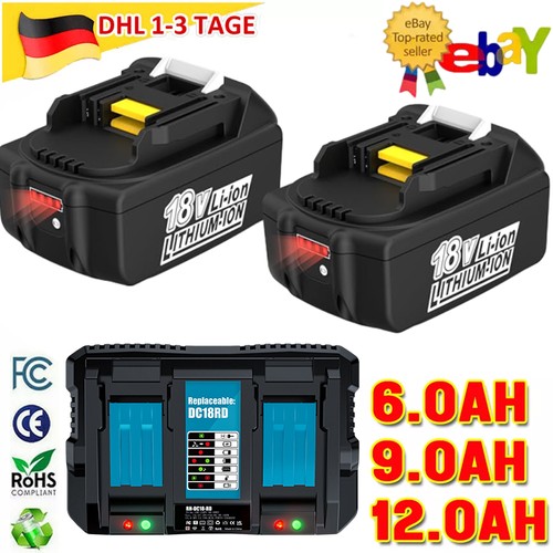 Per makita 18v - 6,0ah, 12ah