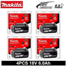 4 X Makita BL1860 Batterie 18