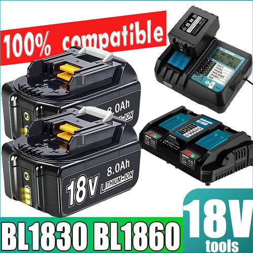 Per makita batteria 18v - per, 8,0ah