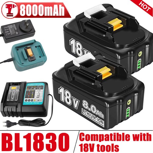 Batteria 18v 8000mah - 2x, per