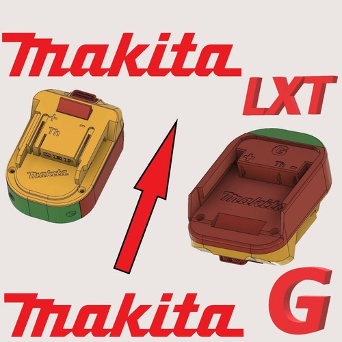 Adattatore batteria makita - adattatore,