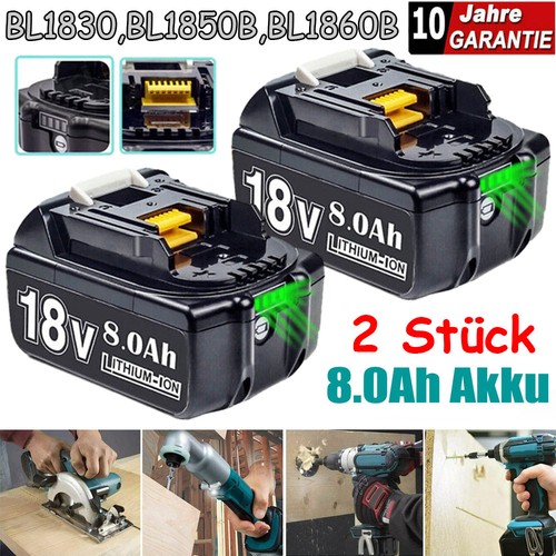 18v 8ah per batteria makita - 18v,