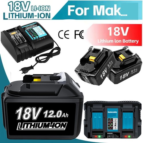 Batteria 12ah per makita 18v - batteria,