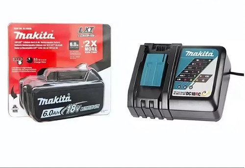 Set makita 18v batteria 0ah - makita, 6.0ah