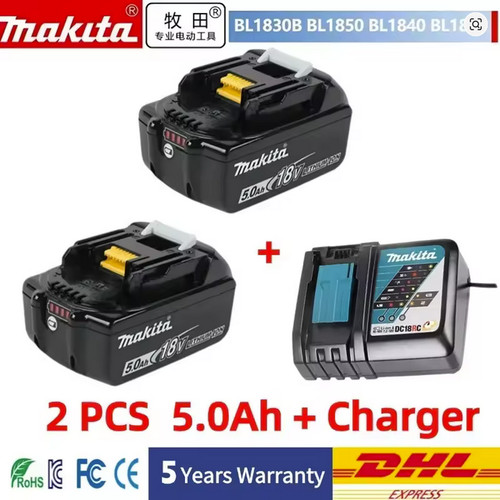 Set batterie makita 18v - 2,