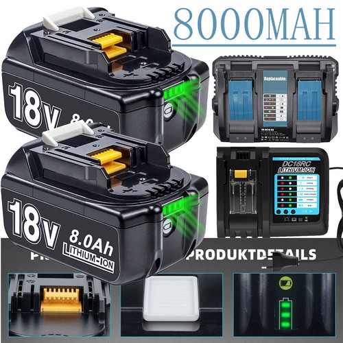 0ah per batteria - 8,0ah, makita